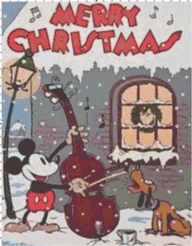 Buon natale vintage topolino - buon,
