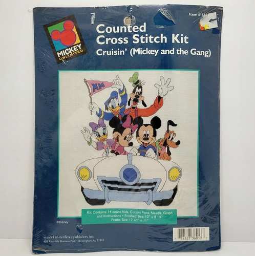 Kit punto croce - disney, cruisin
