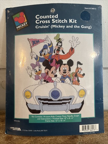 Kit punto croce - disney, cruisin