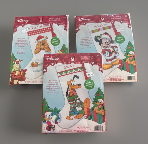 Kit punto croce - disney, 3